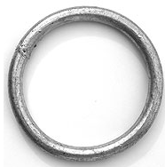 Galvanized Steel Ring; 2" or 6"