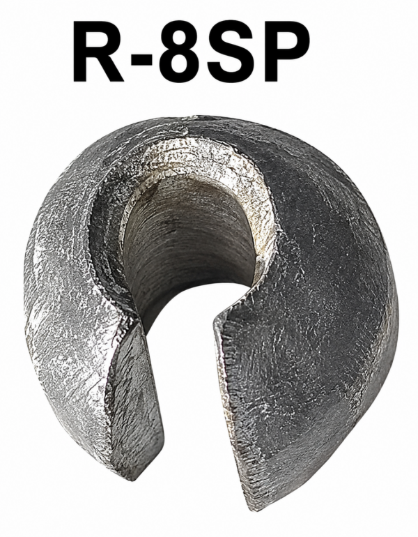 Net & Seine Lead (R-8); Hole Size: 1/2"