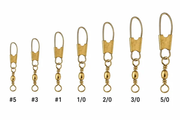 brass snap swivels