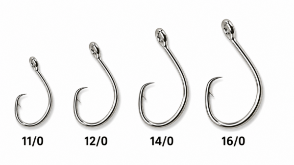 Mustad 39965DT Offset Circle Hooks – 100 Pack