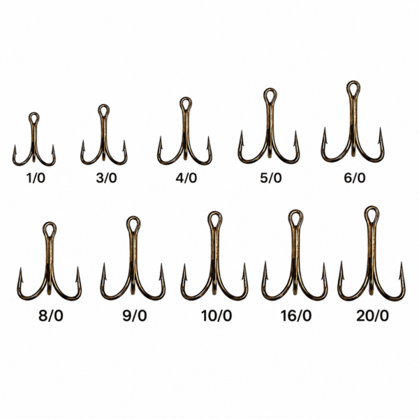 Mustad Treble Hooks, 3551