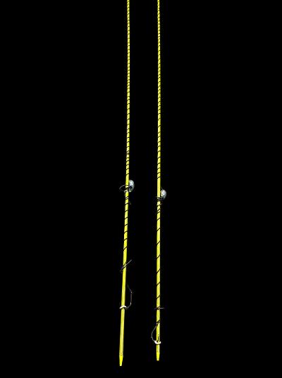Yella Cat Rigged Bank Poles – 8', 10', & 12' Fiberglass Catfish Bank Poles