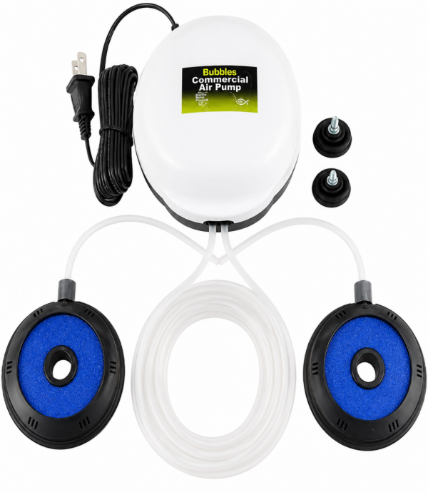 Marine Metal A-3 Air Bubbles 110V Commercial Air Pump Kit – 100 Gallon