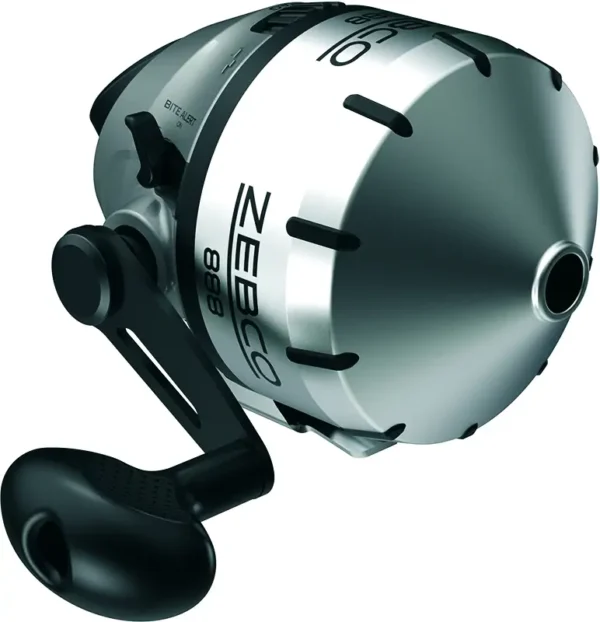 Zebco 888J Spincast Reel – 2.6:1 Gear Ratio, 3 Ball Bearings