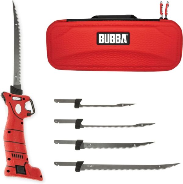 Bubba Blade Li-Ion Cordless Filet Knife w/ 4 Blades and Case
