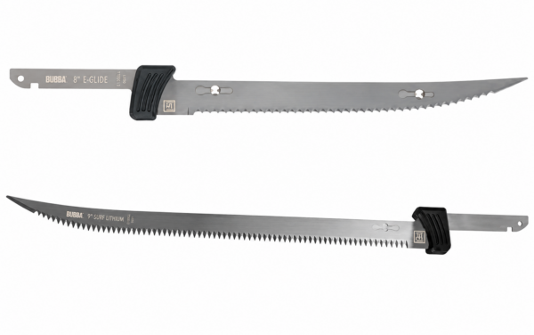 Bubba Electric Fillet Replacement Blades – 8" E-Glide Stiff & 9" Surf Lithium